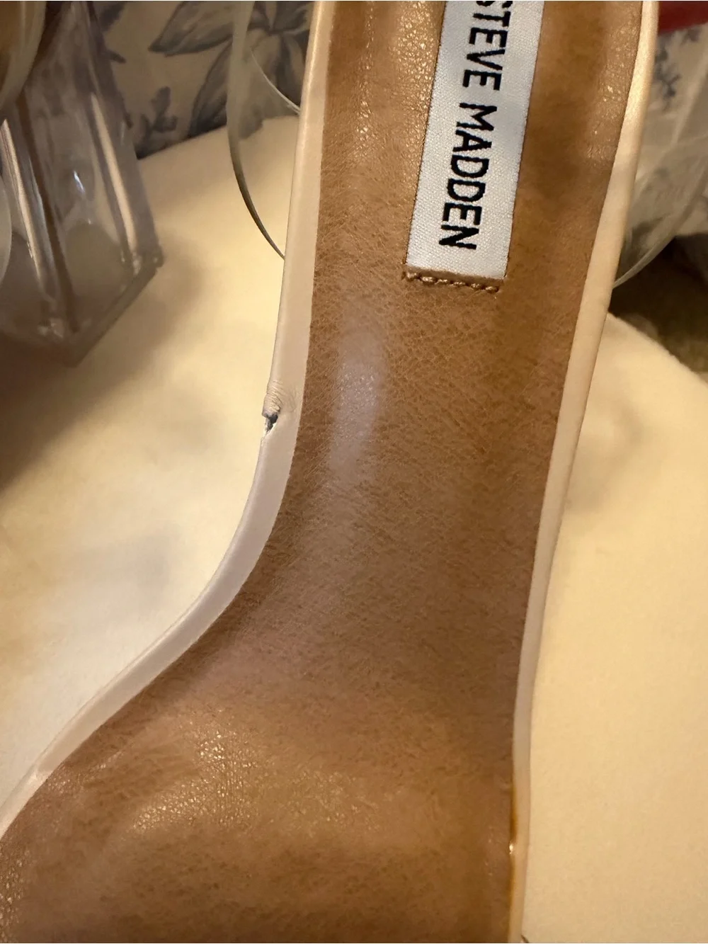 Steve Madden Clear Heels